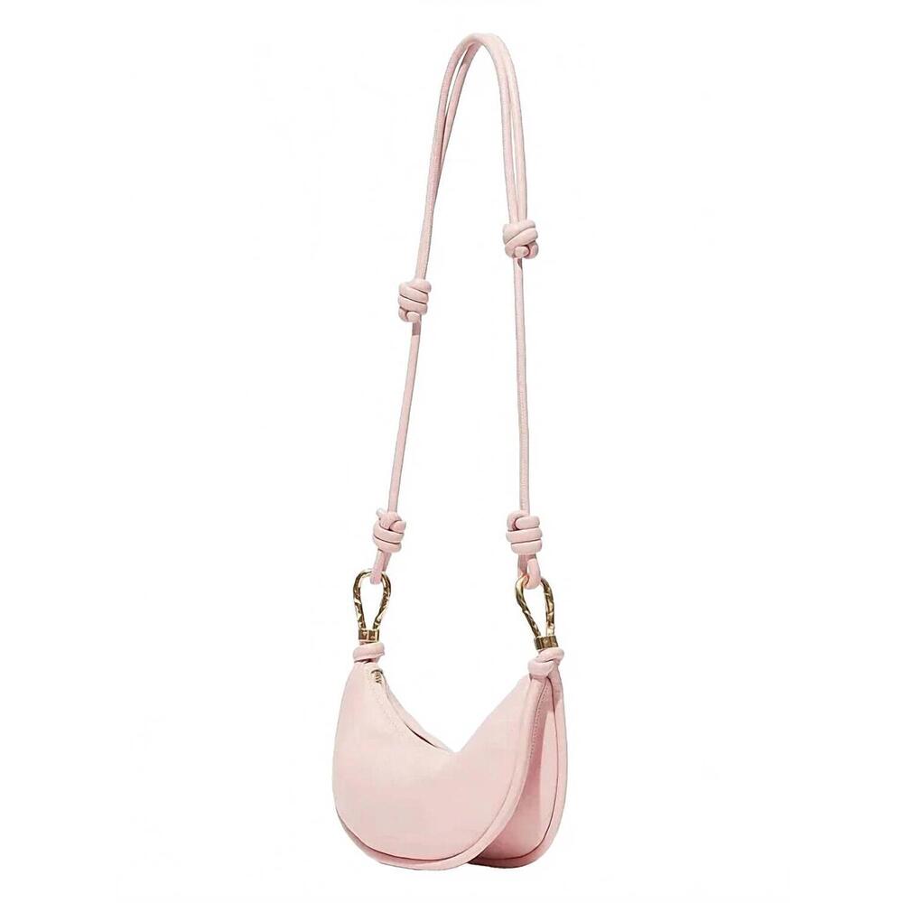 NEW SIMKHAI women's avery leather crossbody bag in pale pink